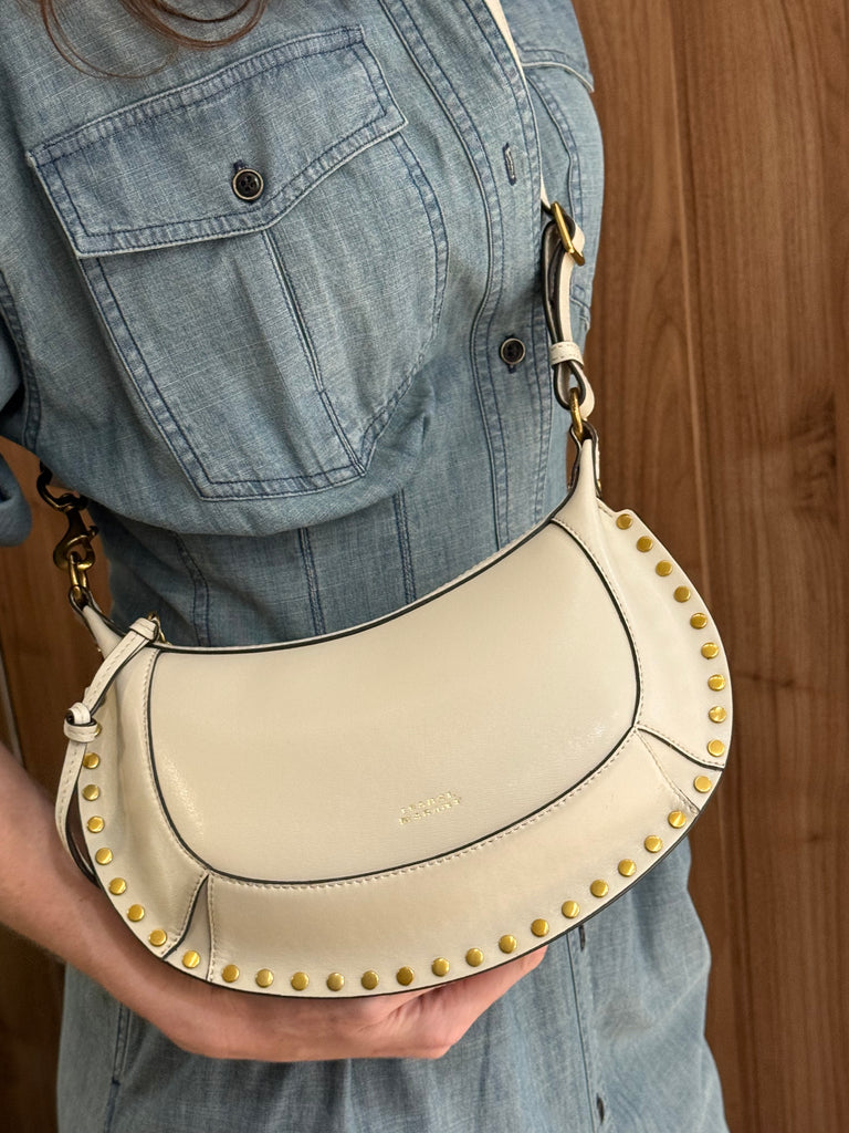 Oskan Moon Shoulder Bag Chalk