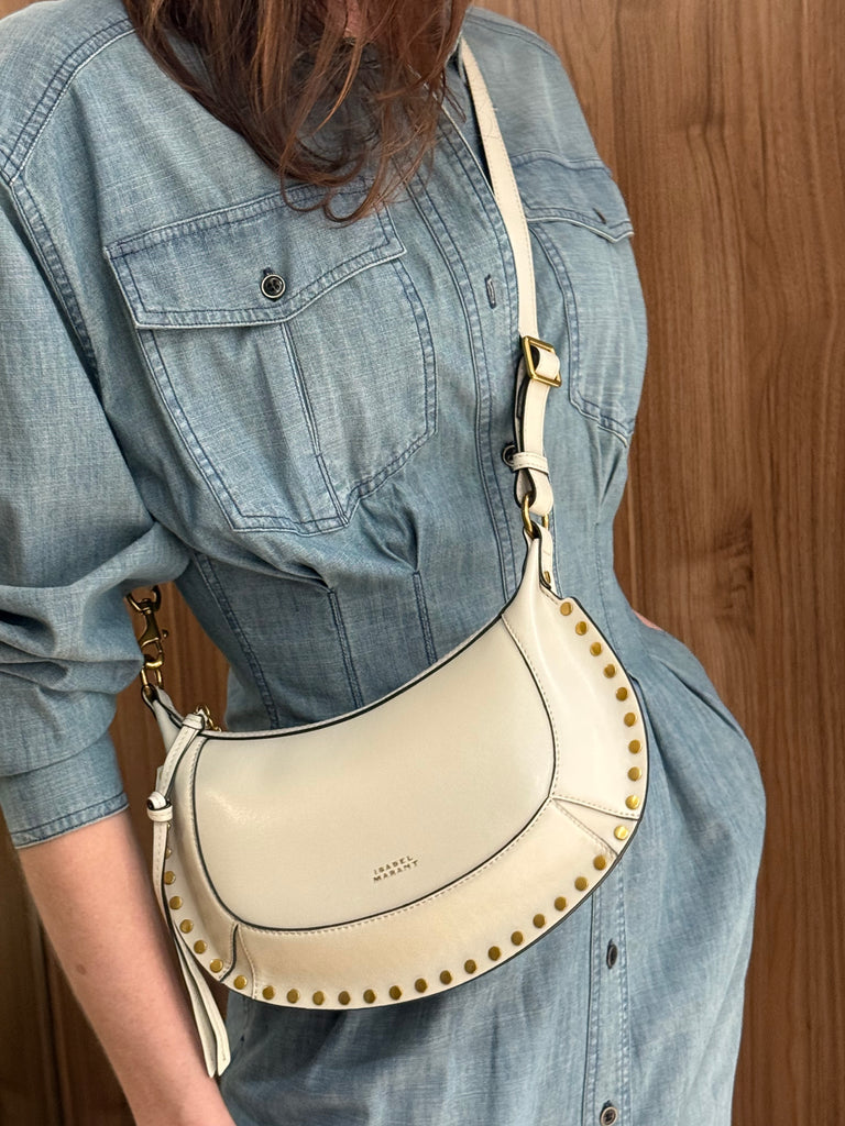 Oskan Moon Shoulder Bag Chalk