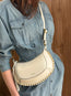 Oskan Moon Shoulder Bag Chalk