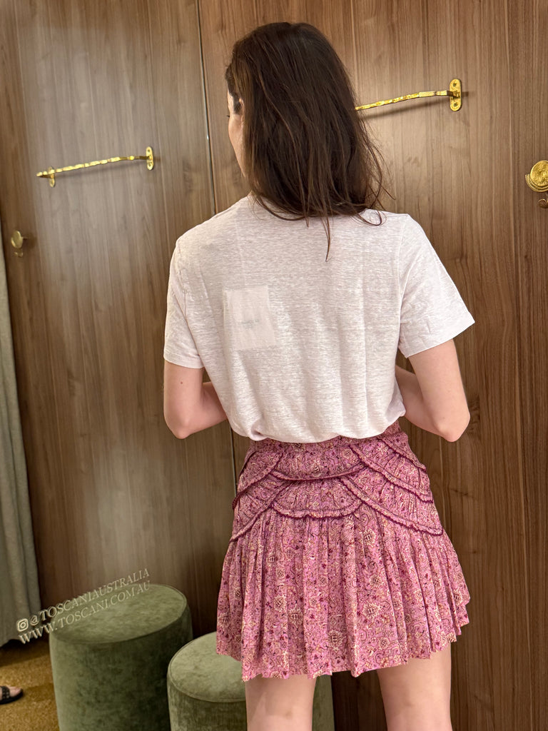 Zewel Tee Light Pink Silver