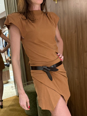 Lecce Leather Belt Chocolate