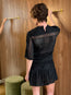 Paige Linen Dress Black
