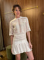 Paige Linen Dress White
