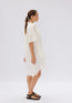 Chiara Short Sleeve Shirt Dress White