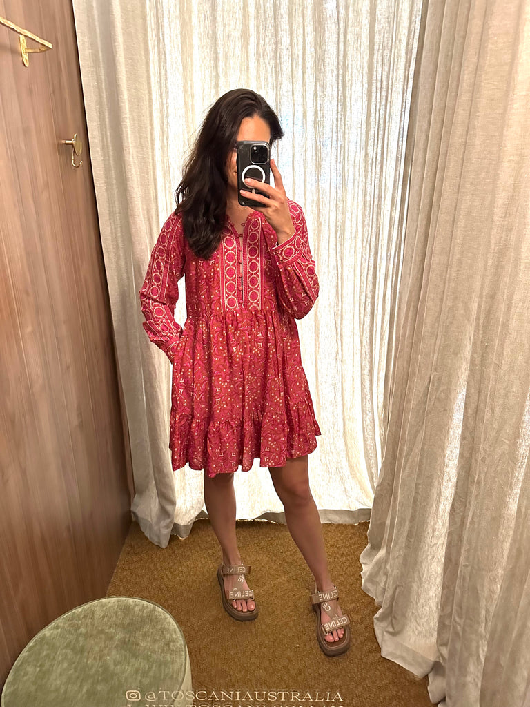 Lilith Dress Pink Terra