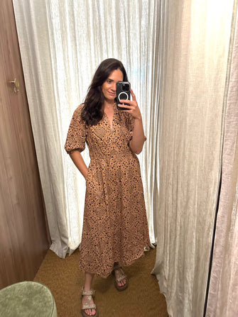 Kara Dress Golden Flora