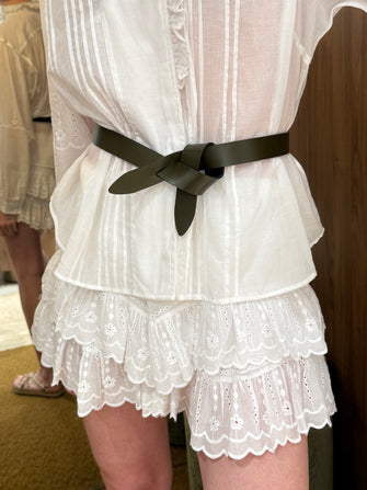 Lecce Reversible Belt Khaki Black