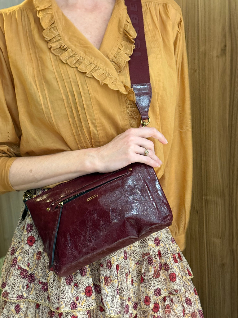 Nessah Crossbody Bag Burgundy