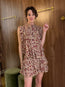 Dersia Top Ecru Raspberry