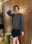 Christa Blouse Black Ecru