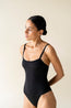 The Square One Piece Black