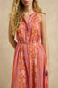 Isha Dress Spring Daisy Crimson