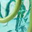 Indian Summer Vase M Clear Acqua Dark Mint PRE-ORDER