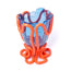 Indian Summer Vase S Light Blue Matte Orange PRE-ORDER