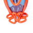 Indian Summer Vase S Light Blue Matte Orange PRE-ORDER