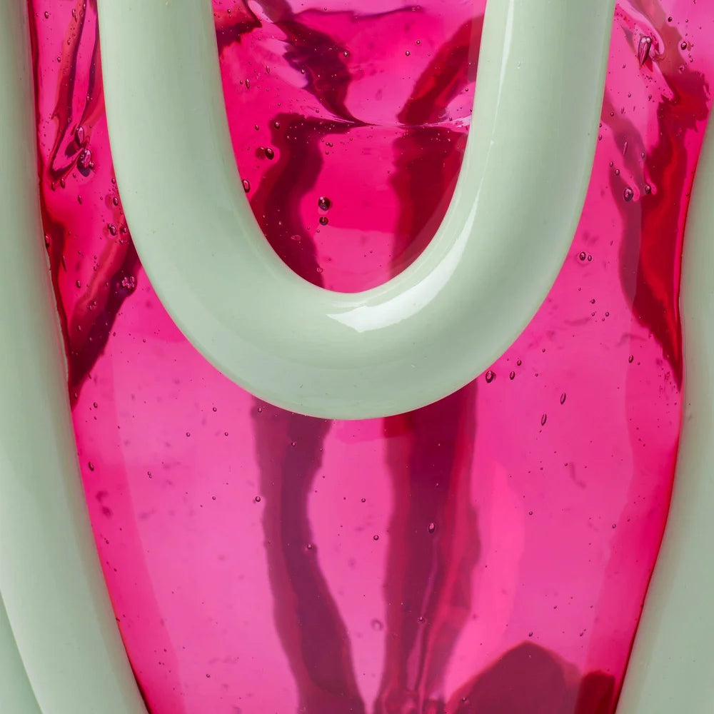 Indian Summer Vase M Light Fuchsia Mint PRE-ORDER