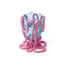 Indian Summer Vase M Aqua & Mauve