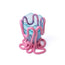 Indian Summer Vase M Aqua & Mauve