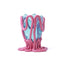 Indian Summer Vase M Aqua & Mauve