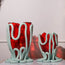Indian Summer Vase S Red Matt Aqua PRE-ORDER