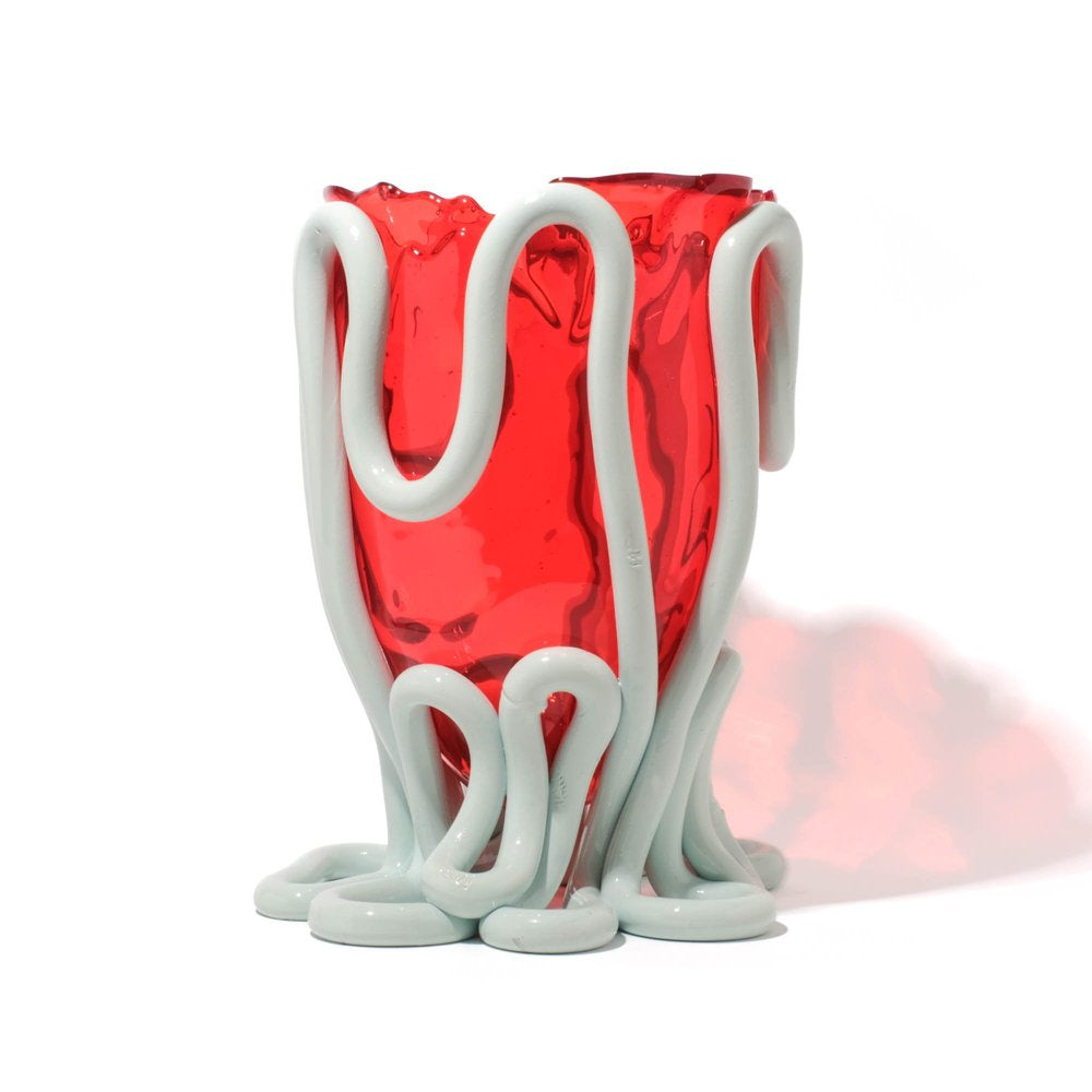 Indian Summer Vase S Red Matt Aqua PRE-ORDER