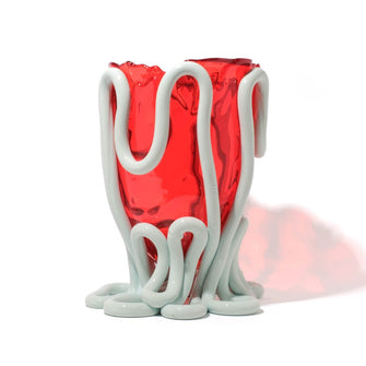 Indian Summer Vase S Red Matt Aqua PRE-ORDER