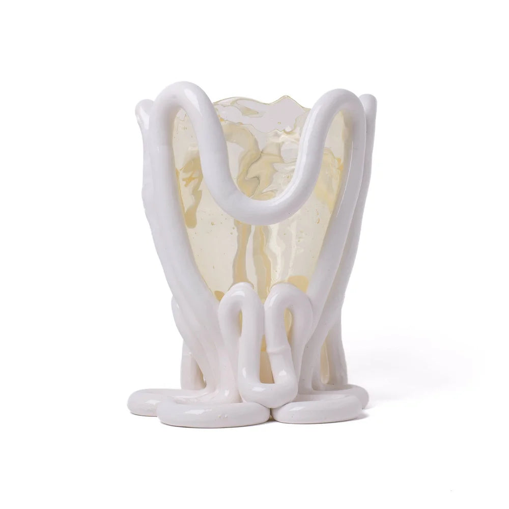 Indian Summer Vase M Clear White PRE-ORDER