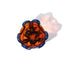 Indian Summer Vase M Orange & Marine Blue