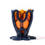 Indian Summer Vase M Orange & Marine Blue