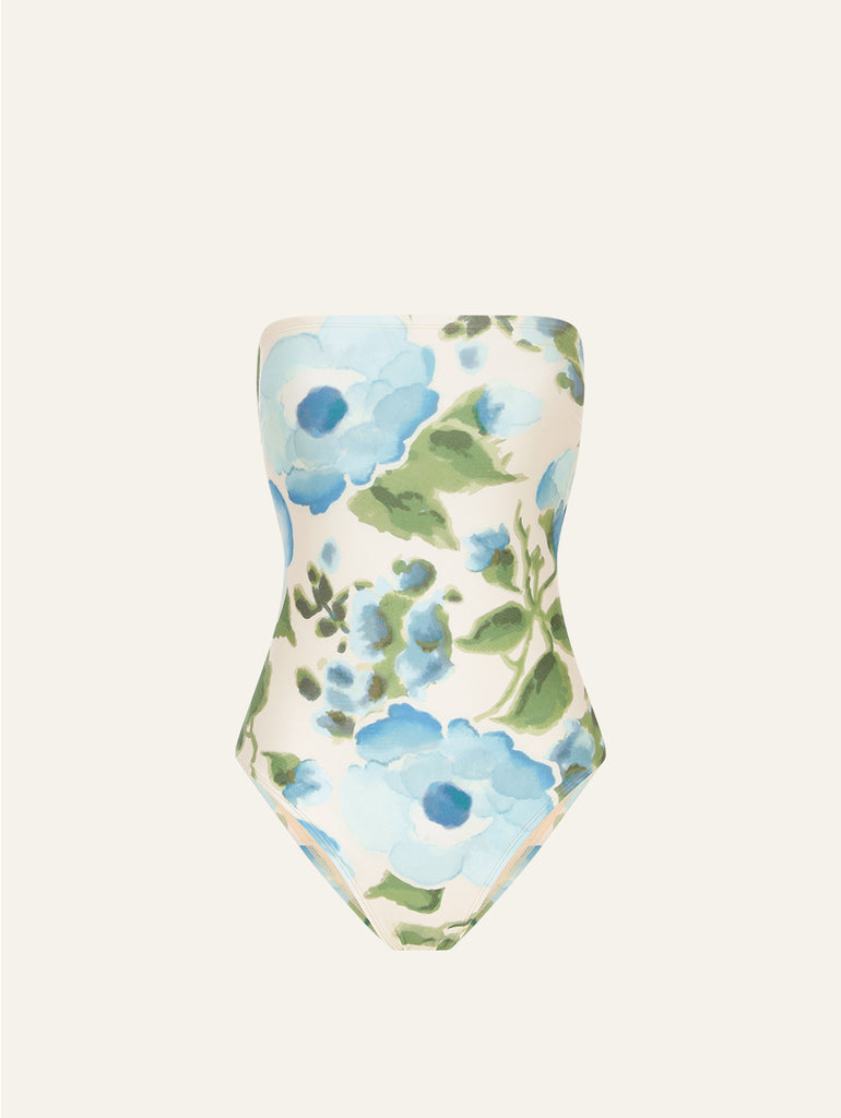 Halcyon Strapless One Piece Isles