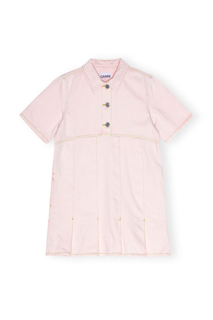 Overdye Denim Mini Dress