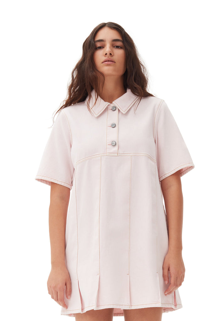 Overdye Denim Mini Dress