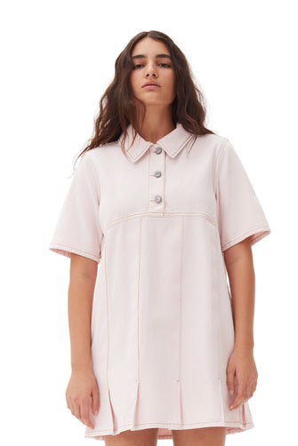 Overdye Denim Mini Dress