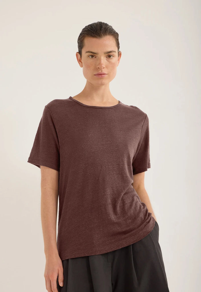 Cube Linen Tee Twix
