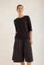 Max Linen Tee Black
