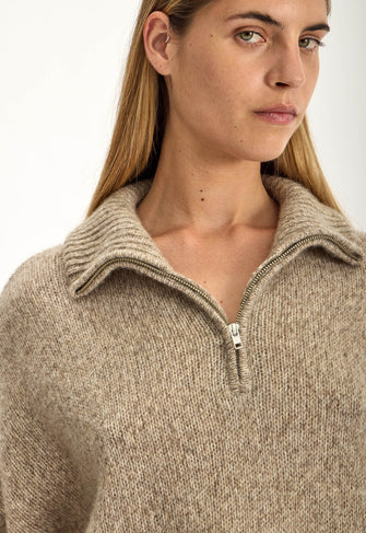 Rock Sweater Jute Fleck