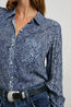 Josephine Shirt Navy Python