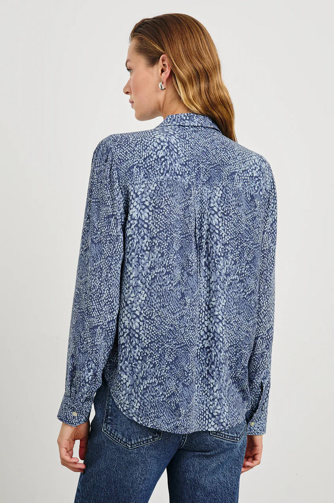 Josephine Shirt Navy Python