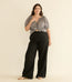June Top Noir Gingham