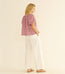 June Top Mulberry Gingham