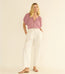 June Top Mulberry Gingham