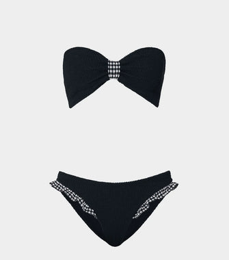 Jean Bikini Black Gingham