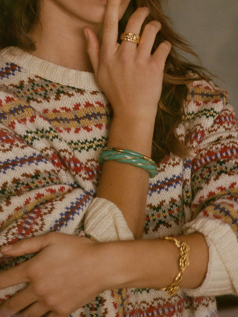 Positano Bangle Vert Tilleul