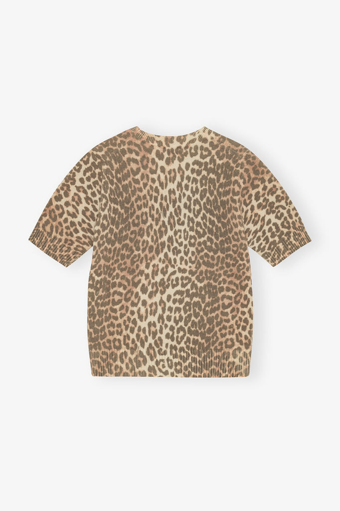 Wool Leopard T-Shirt