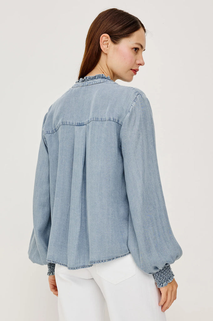 Kimmy Top Washed Blue
