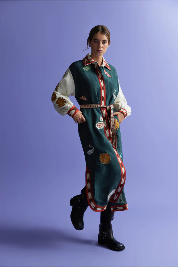 Quincy Belted Shirt Dress