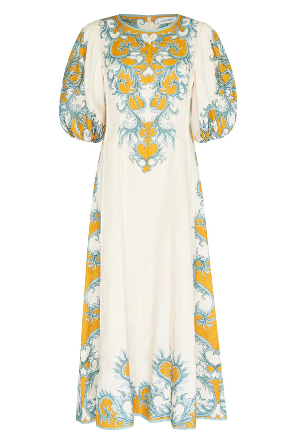 Paloma Pin Tuck Midi Dress