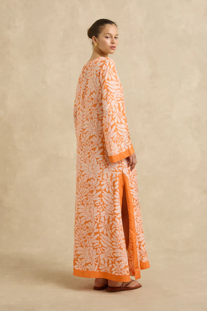 Leandra Dress Crocus Persimmon