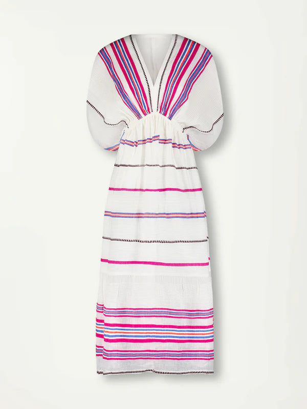 Leila Plunge Dress Zelele Orchid – Toscani Australia