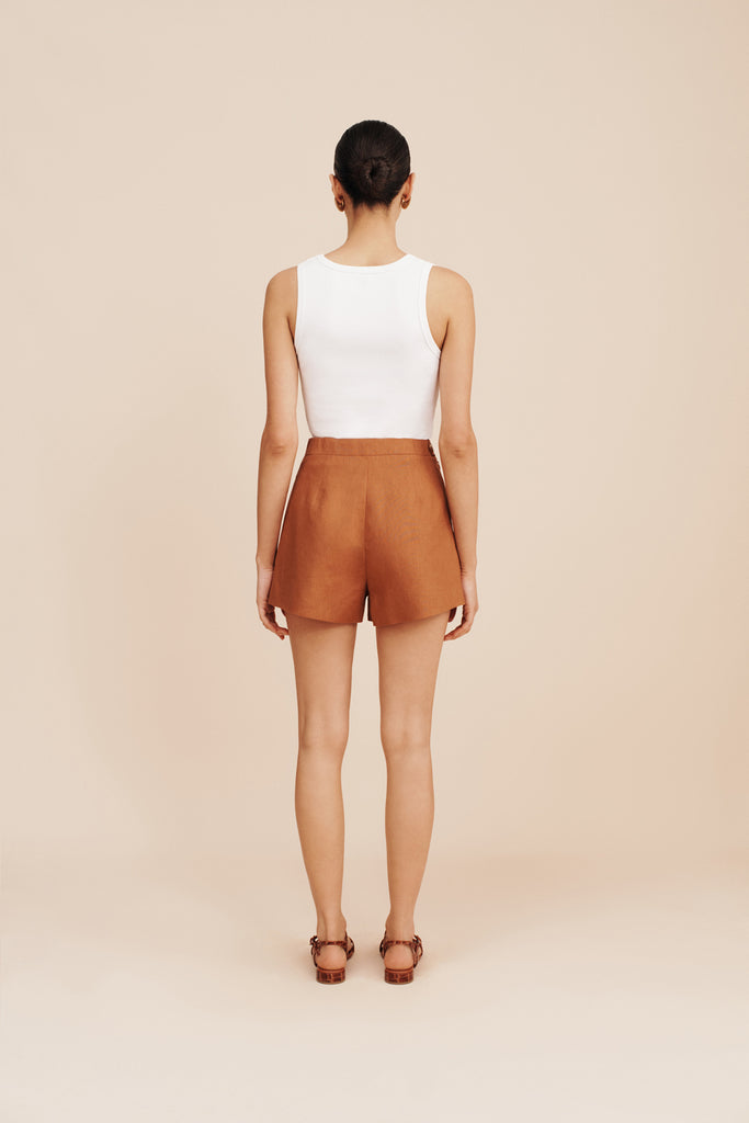 Perri Shorts Chestnut